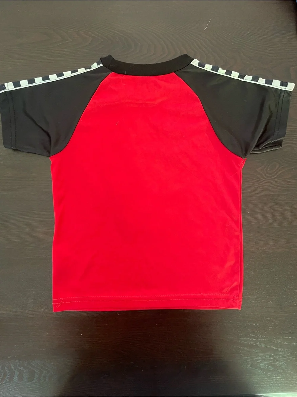 Disney Red and Black Lightning McQueen 'Optimal Speed' Short Sleeve Tee
